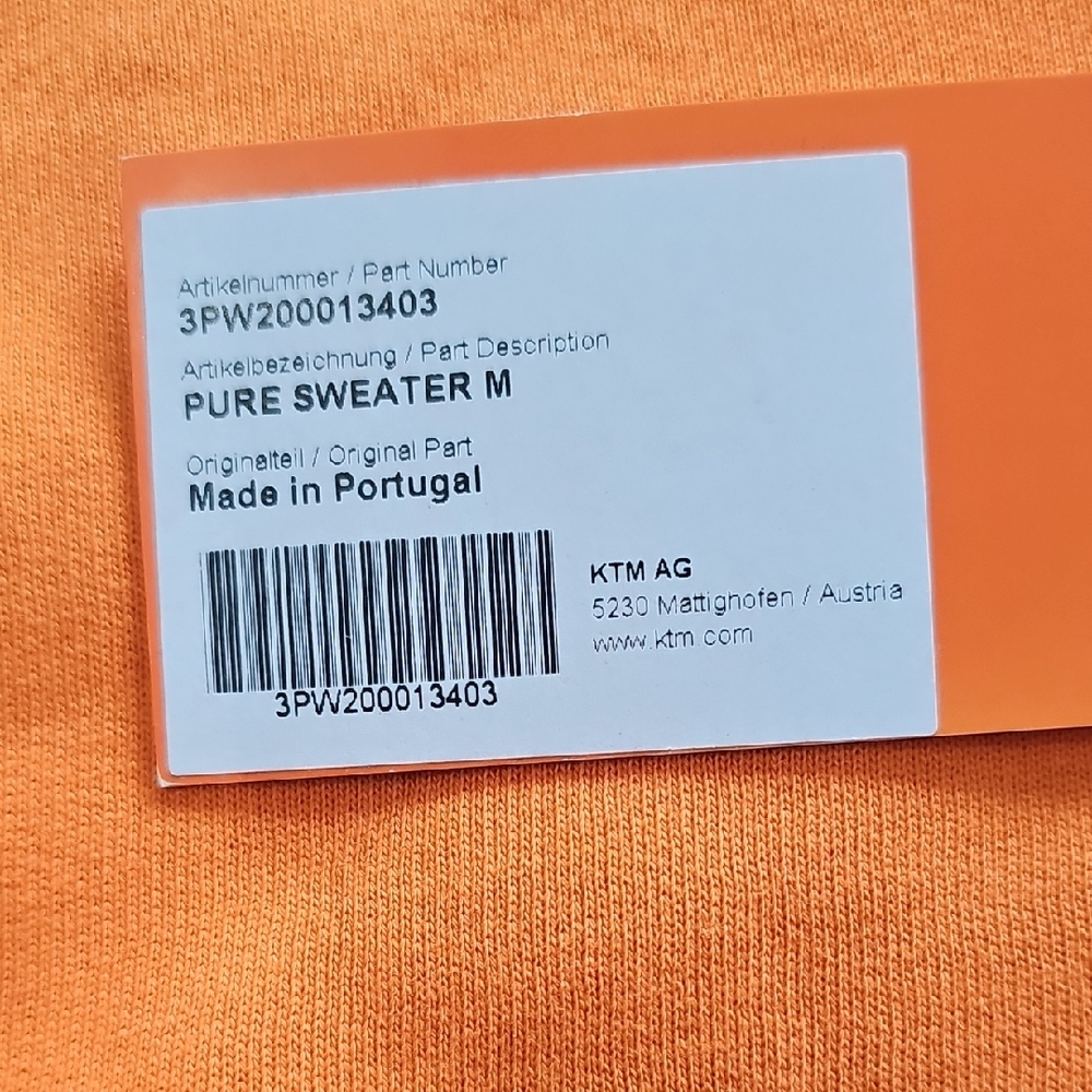 KTM Men's Black and Orange Sweatshirt - Picture 3 of 7